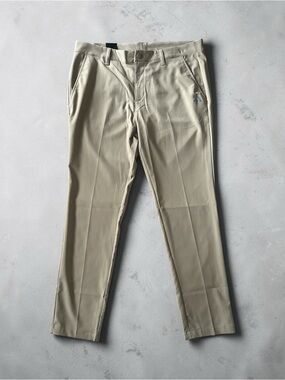 Adidas Men's Slim Tech Chino Pants - Beige